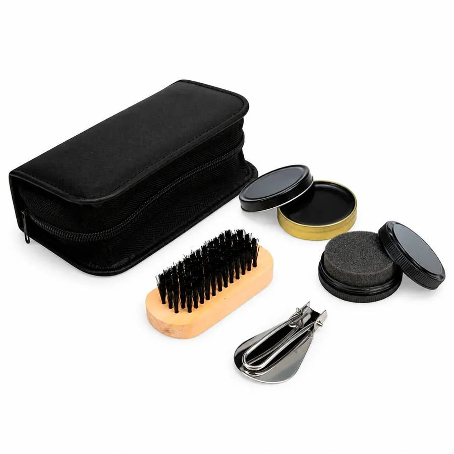 Kit Limpeza Sapatos 5 Peças
