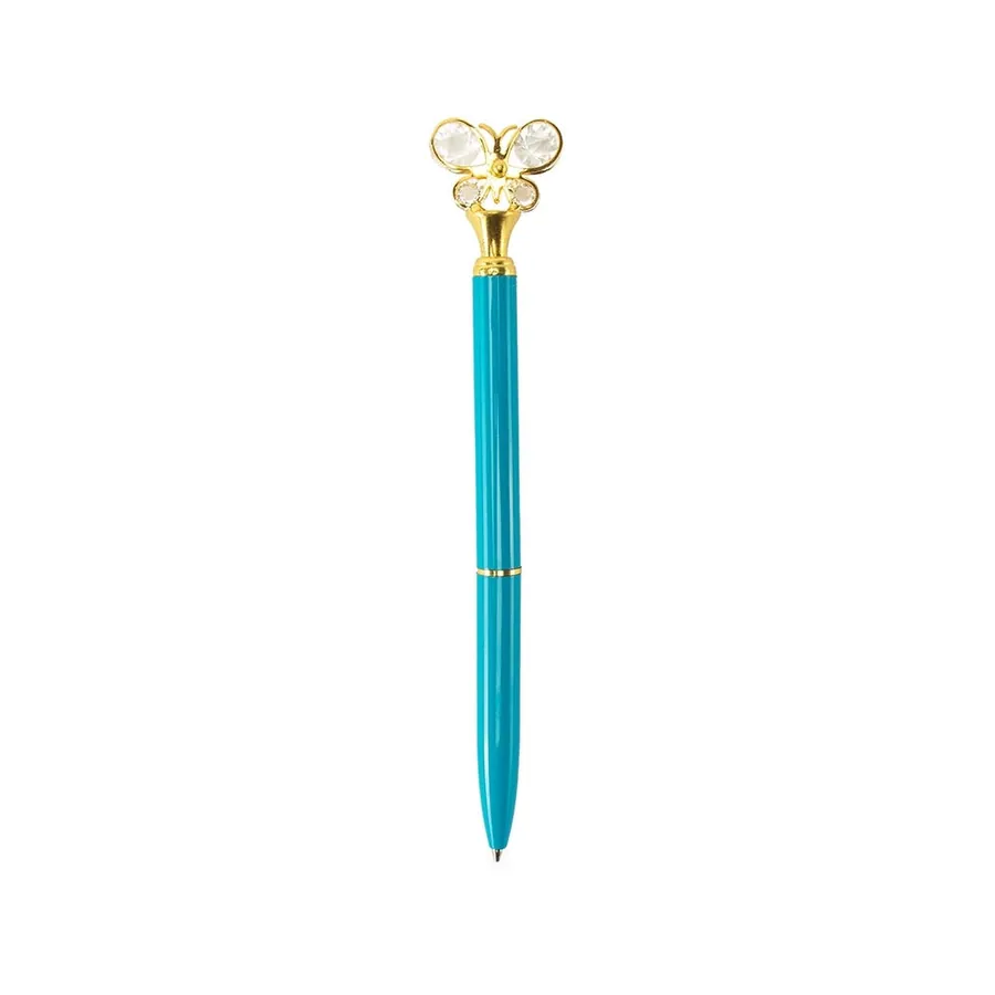 Caneta Metal Borboleta
