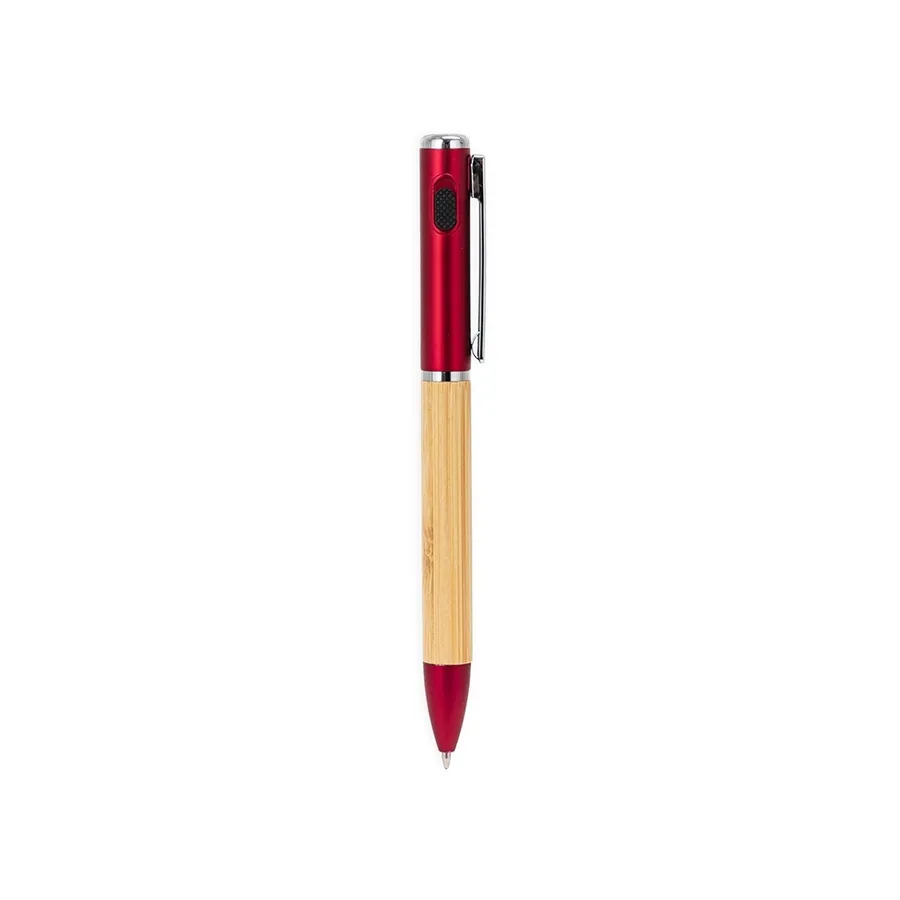 Caneta Bambu com Lanterna