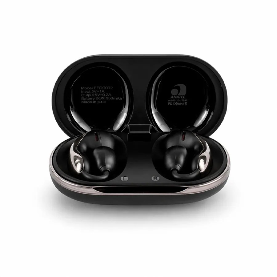Fone de Ouvido Bluetooth com Case Carregador