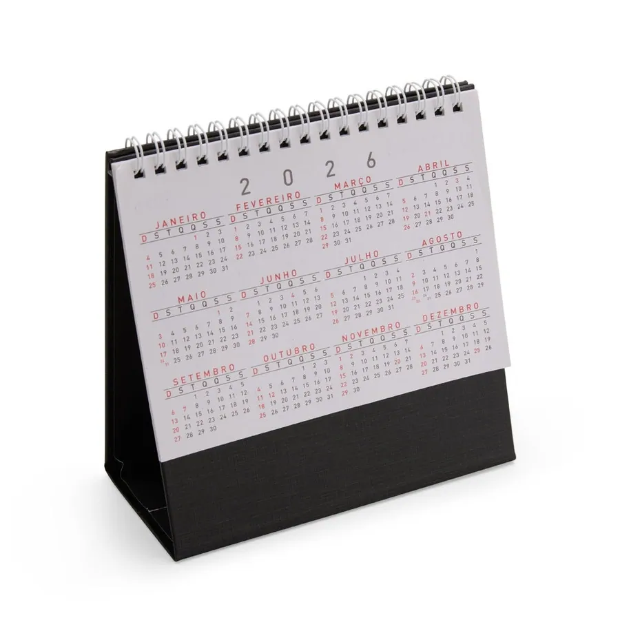Calendário de Mesa 2026